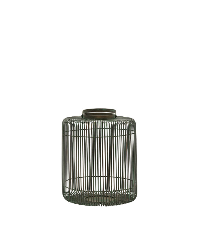 Renkli Metal Silindir Fener(36x40 Cm)
