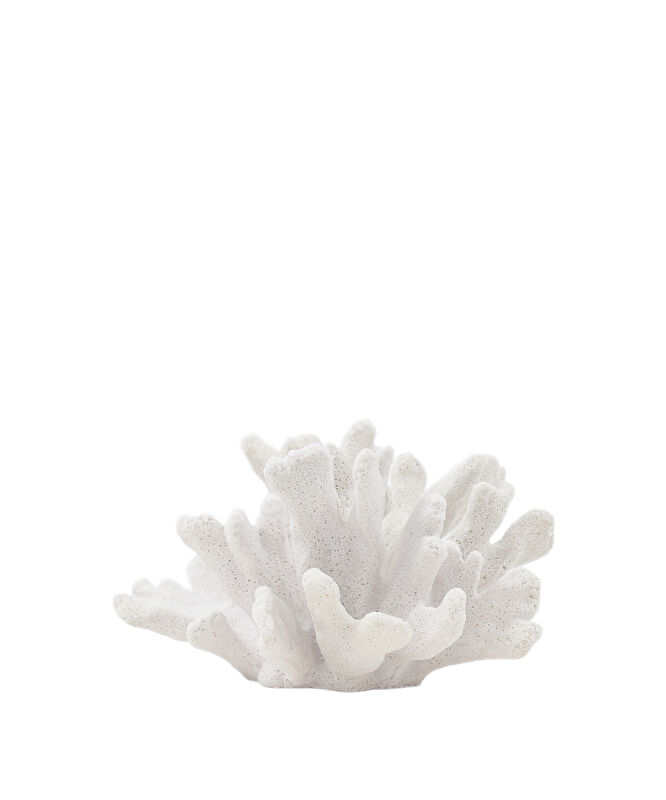 Mercan Formlu Poliresin Obje(23x18x14 Cm)