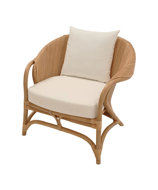 Rattan Minderli Tekli Koltuk(84x82x82 Cm)