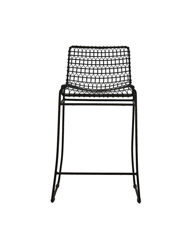 Metal Bahçe Bar Sandalyesi(53x52x89 Cm)