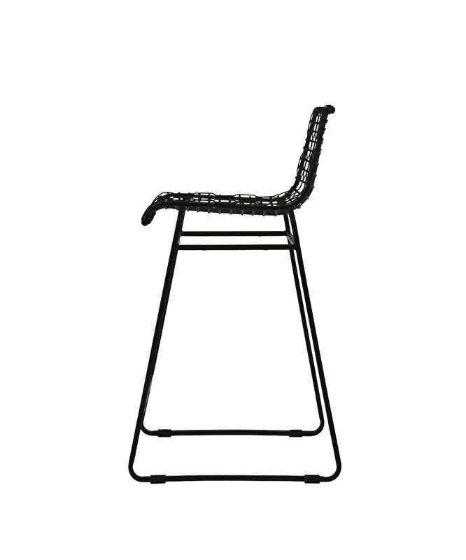 Metal Bahçe Bar Sandalyesi(53x52x89 Cm)