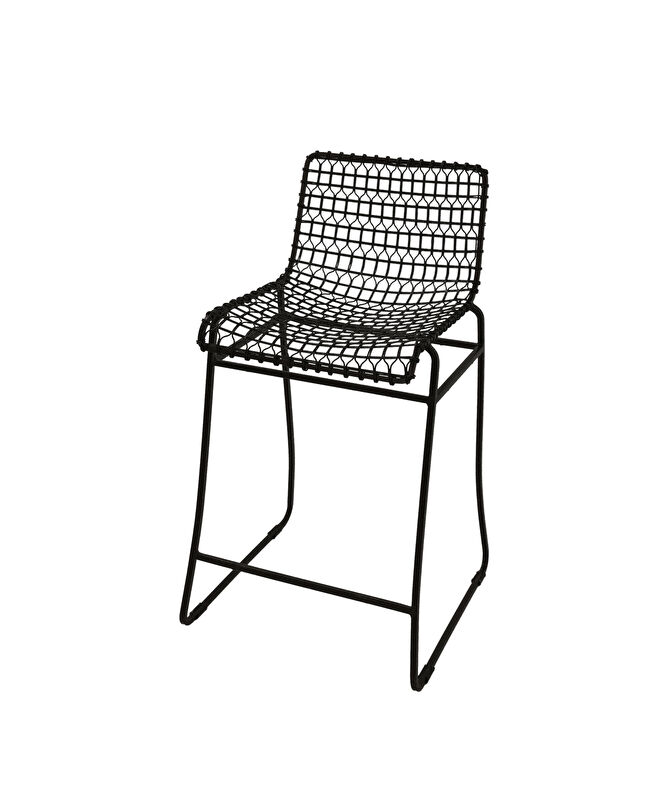 Metal Bahçe Bar Sandalyesi(53x52x89 Cm)