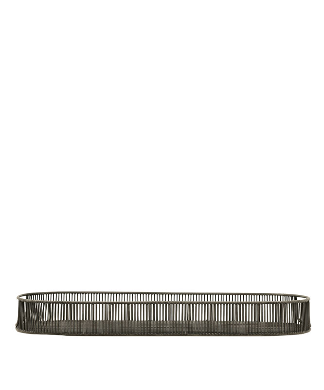 Metal Oval Tepsi(46x20x5 Cm)