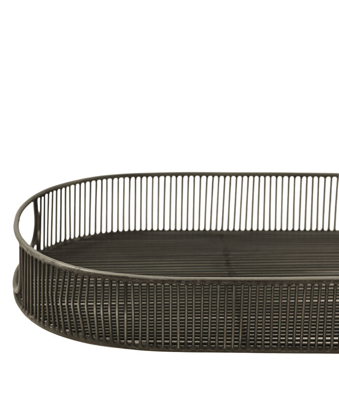 Metal Oval Tepsi(46x20x5 Cm)