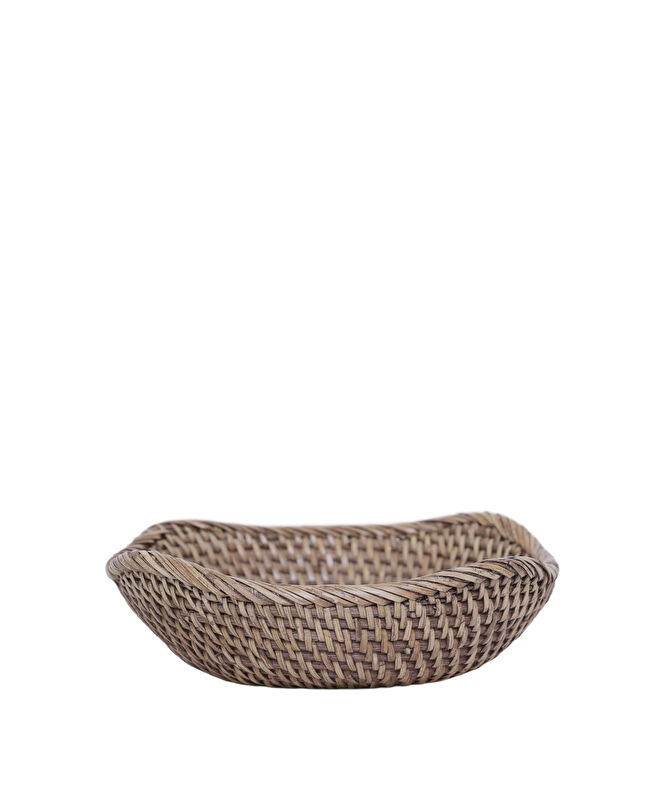 Rattan Yuvarlak Sepet(18x6 Cm)