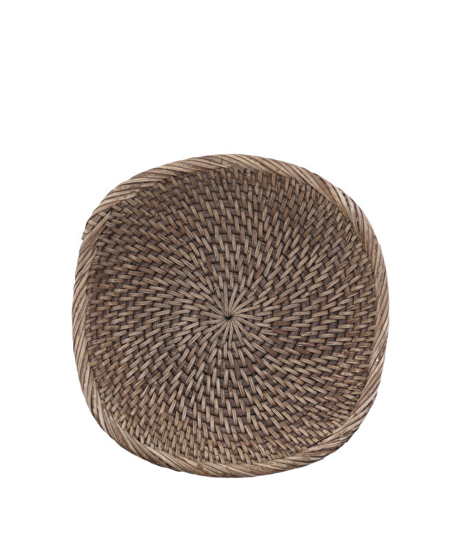 Rattan Yuvarlak Sepet(18x6 Cm)