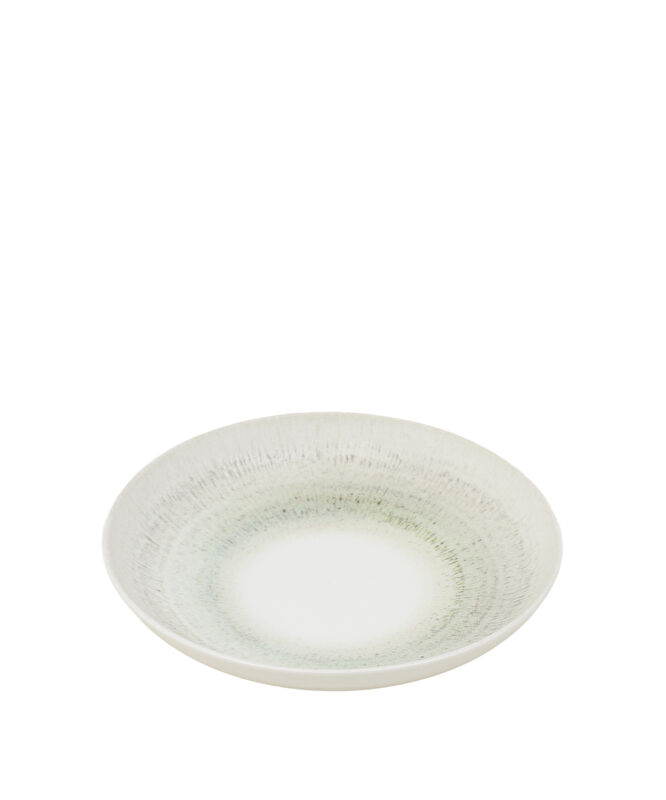 Soyut Desenli Porselen Çukur Tabak(20 Cm)