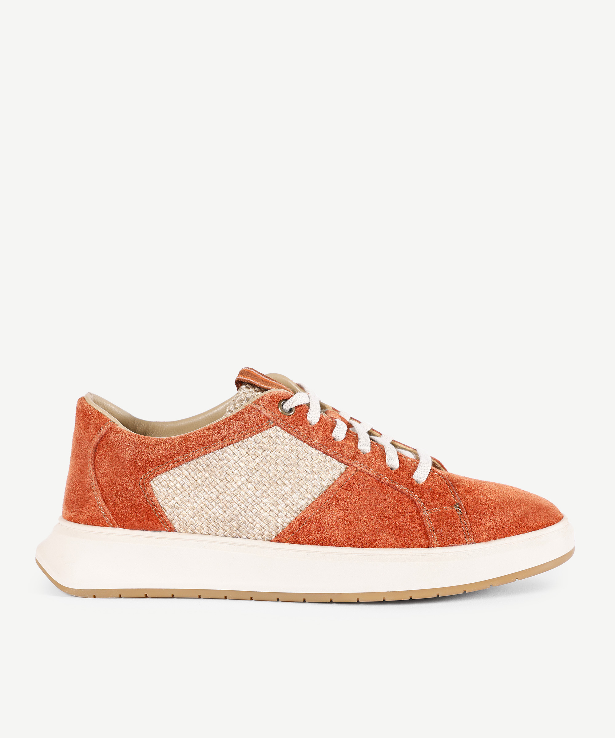 Yargıcı Kiremit Hasır Detaylı Sneaker 23KKAY4468S08540 | Yargıcı