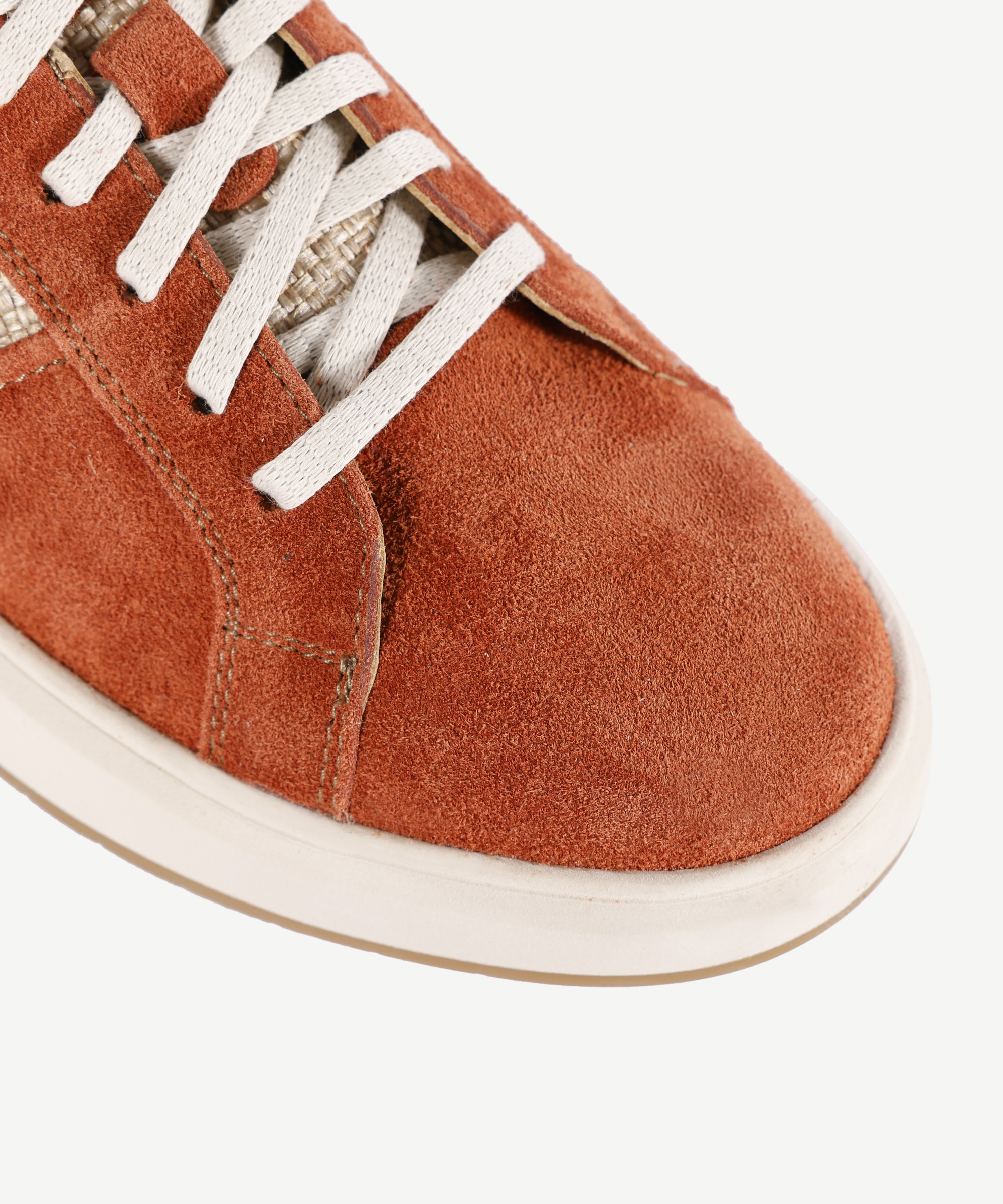 Yargıcı Kiremit Hasır Detaylı Sneaker 23KKAY4468S08540 | Yargıcı