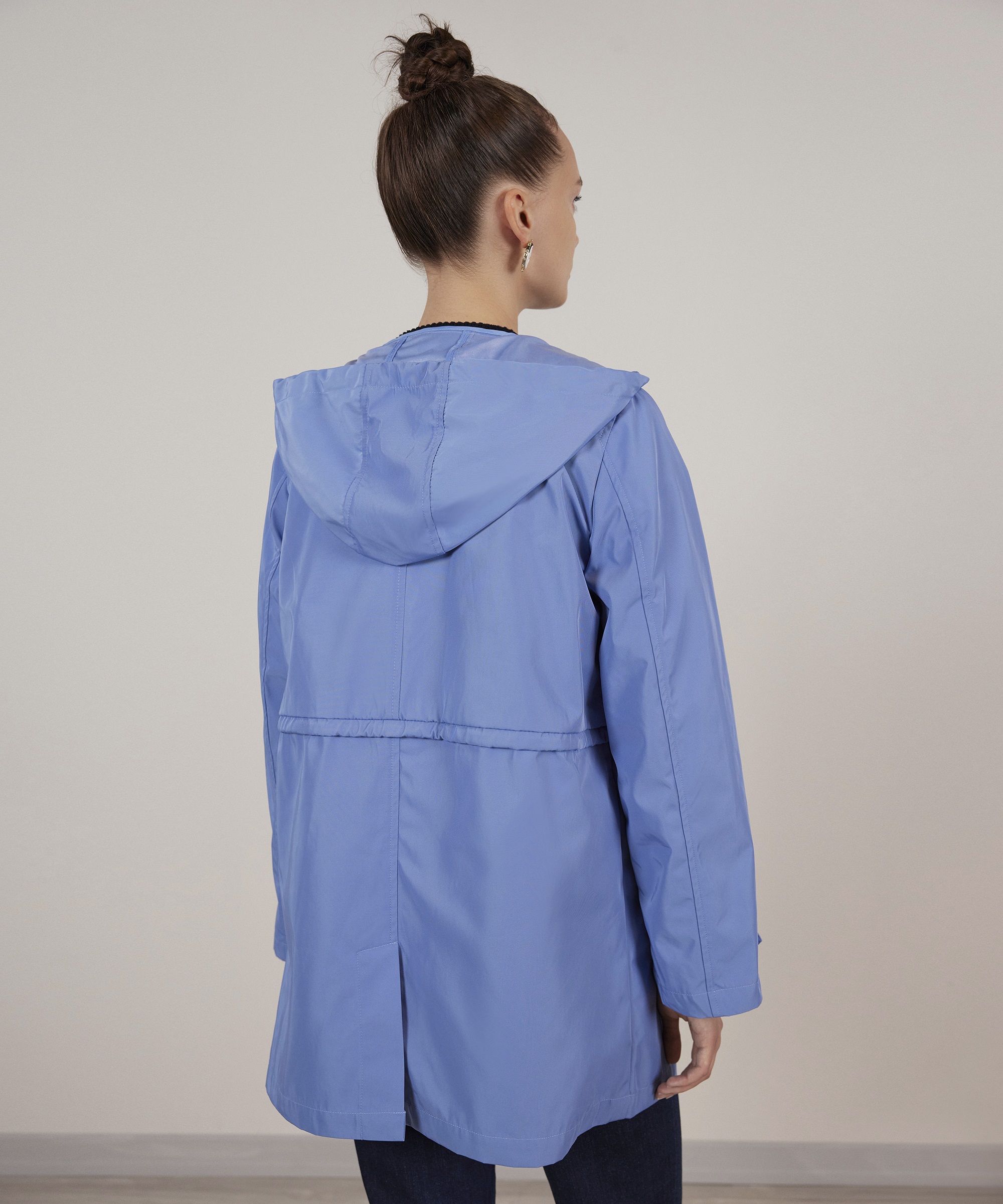 Yargıcı Lila Çıtçıt Detaylı Yağmurluk 23KKYM5401X05001 | Yargıcı