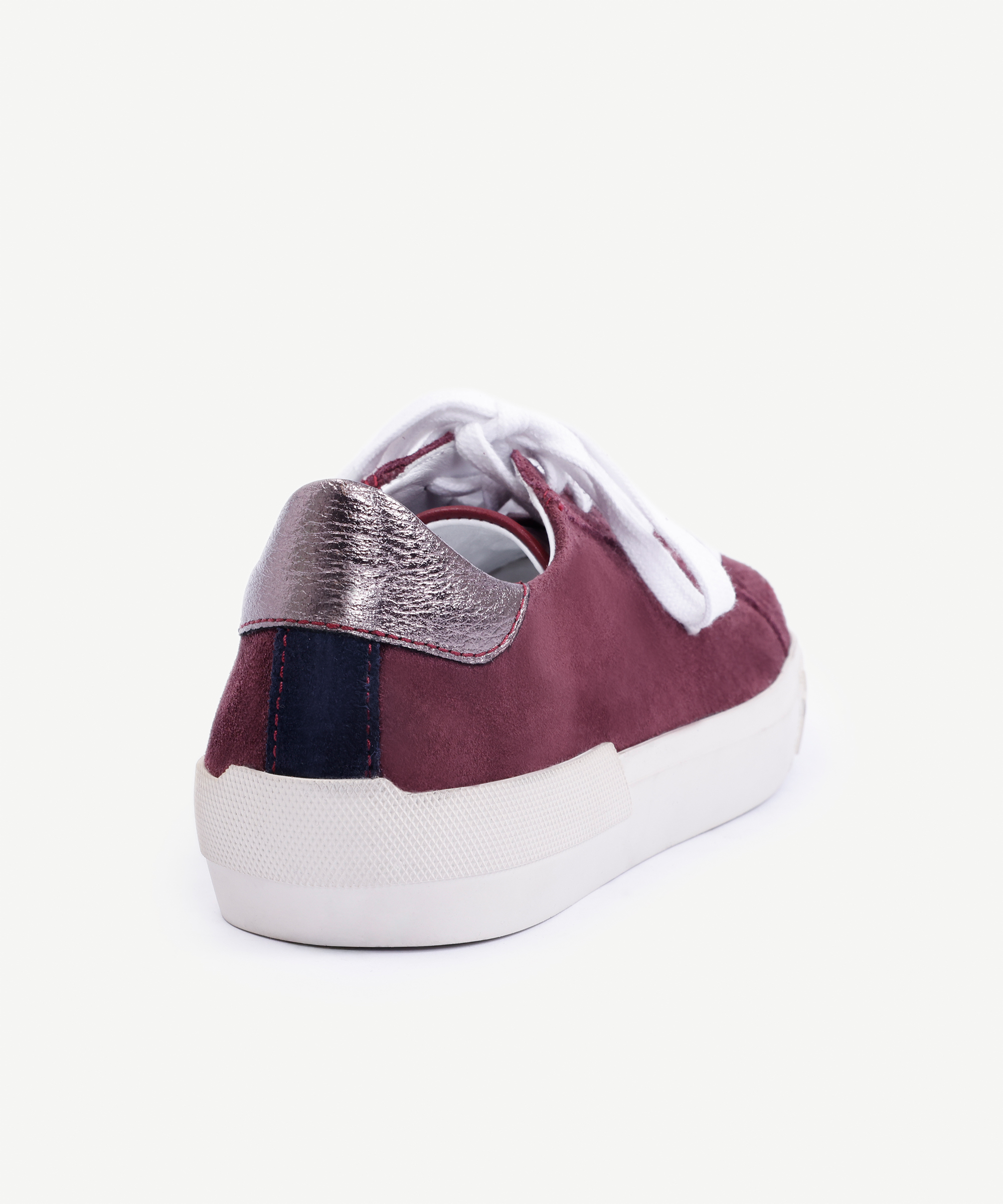 Yargıcı Bordo Düz Renk Deri Spor Ayakkabı 25KKAY4061X01636 | Yargıcı