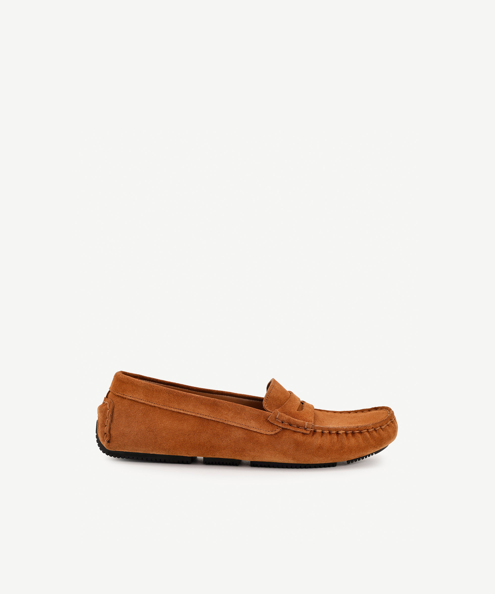 Ungrai Erkek Süet Deri Taba Bağcıklı Loafer 02AYH305480A43040 | Hotiç