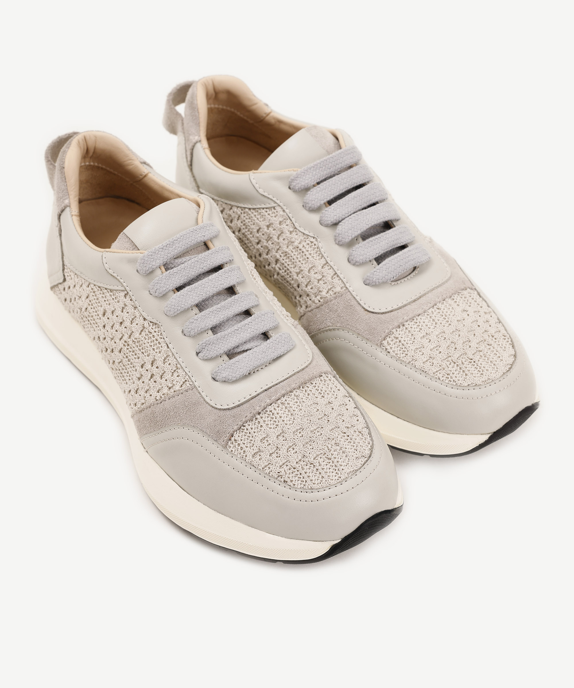 Yargıcı Gri Triko Detaylı Sneakers 25YKAY4084X00538 | Yargıcı