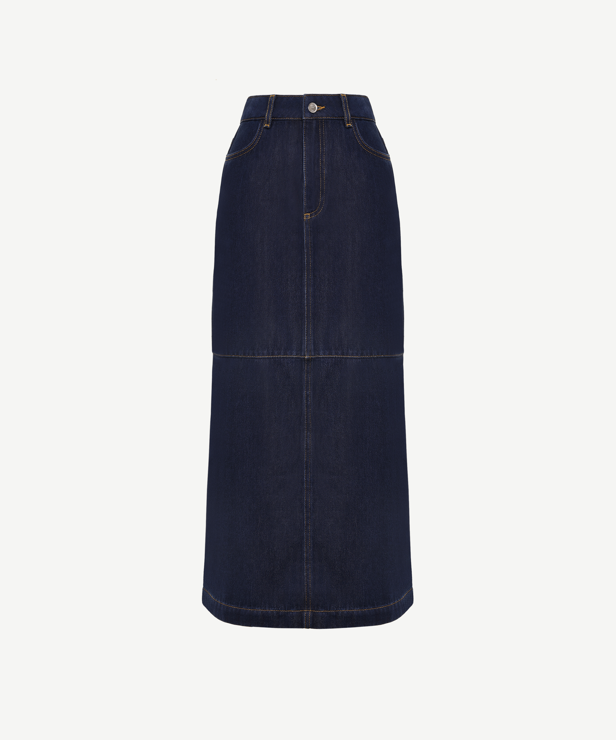 Yargıcı Lacivert Yırtmaç Detaylı Denim Etek 25YKET4017X48438 | Yargıcı
